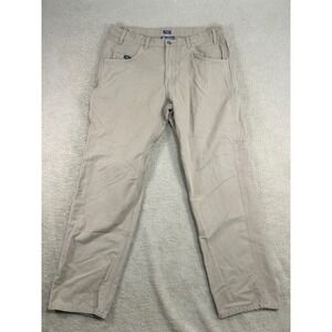 TYNDALE Classic Casual Mens Tan Flame Resistant Work Pants Size 38x32